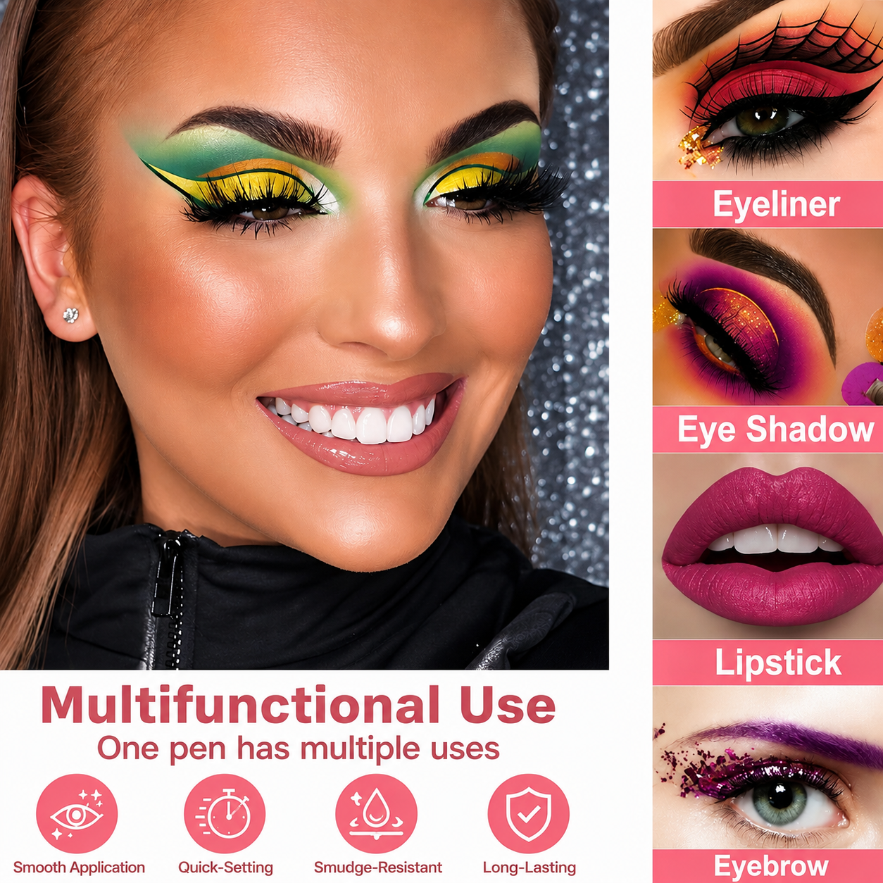 14-Piece Sparkling Gel Eyeliner Set