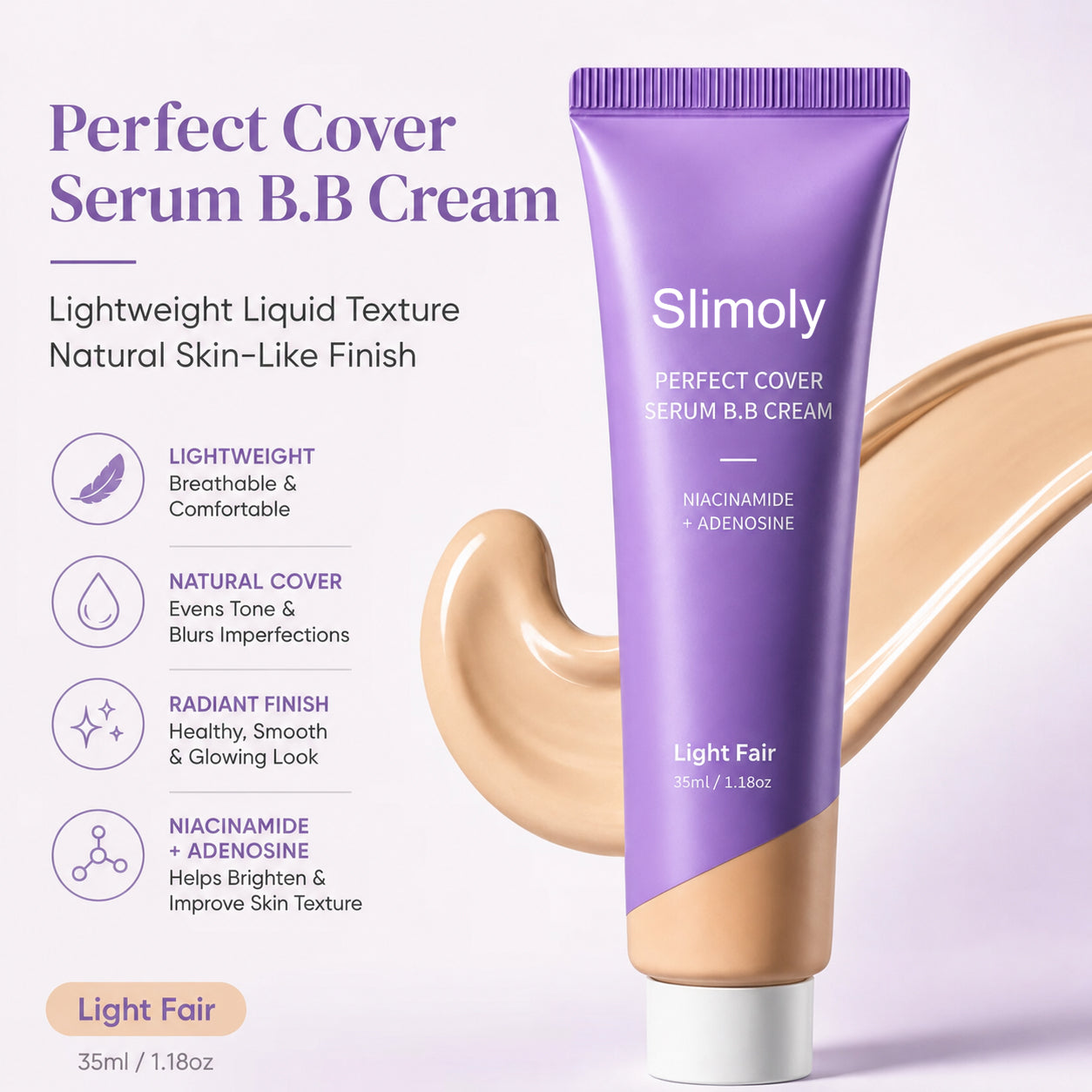 PERFECT COVER SERUM B.B CREAM