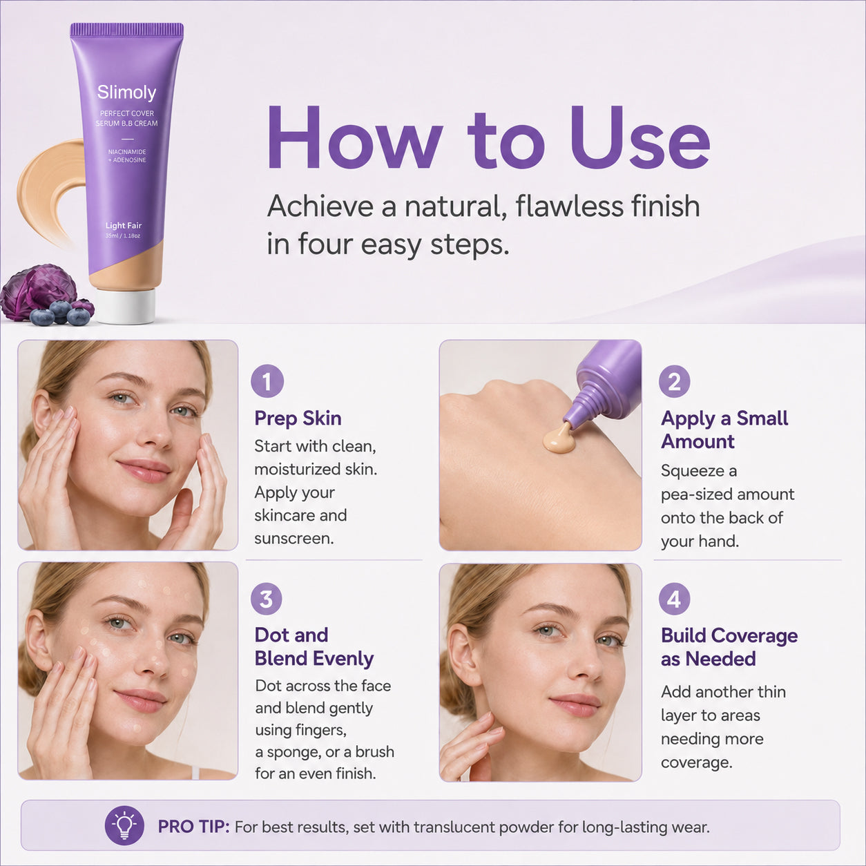 PERFECT COVER SERUM B.B CREAM