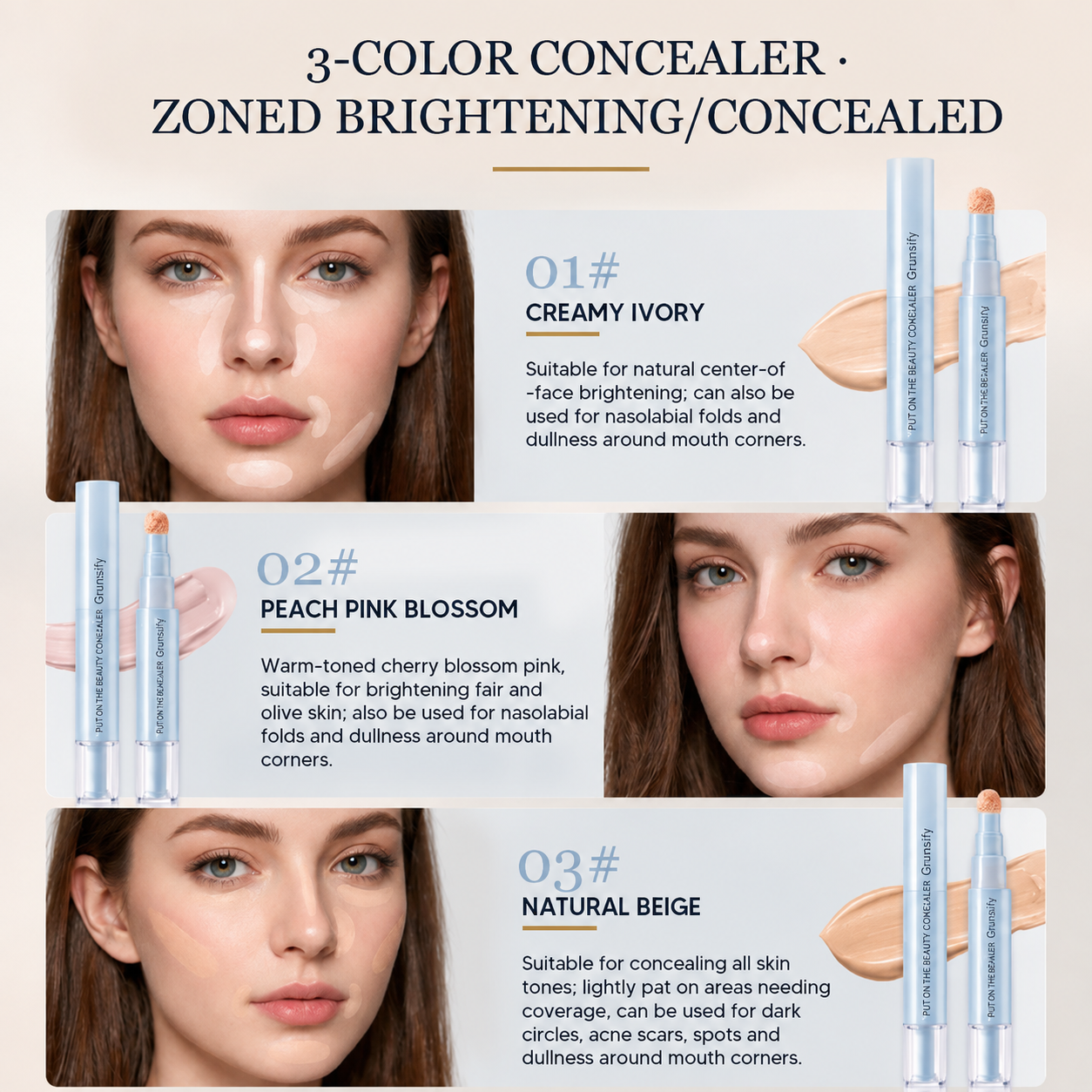 💝 TODAY ONLY — 50% OFF 💝Concealer Pen – Brightening, Correcting & Long-Lasting